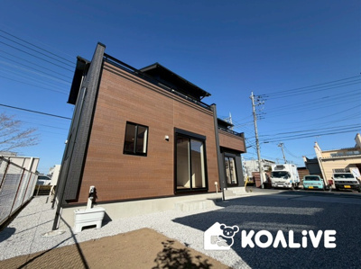 【外観】 | 前橋市六供町3丁目　新築住宅 | 現地ご案内ツアー開催中！早朝やお仕事帰りのご見学にもすぐ対応致します！見学ご予約はコアライブまでお気軽にお問い合わせ下さい！
