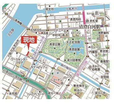 【地図】 | プラティーク清澄白河