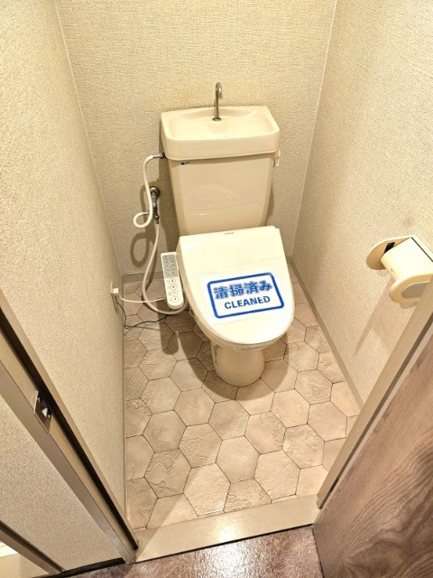 摂津市正雀本町１丁目の賃貸マンションのトイレ