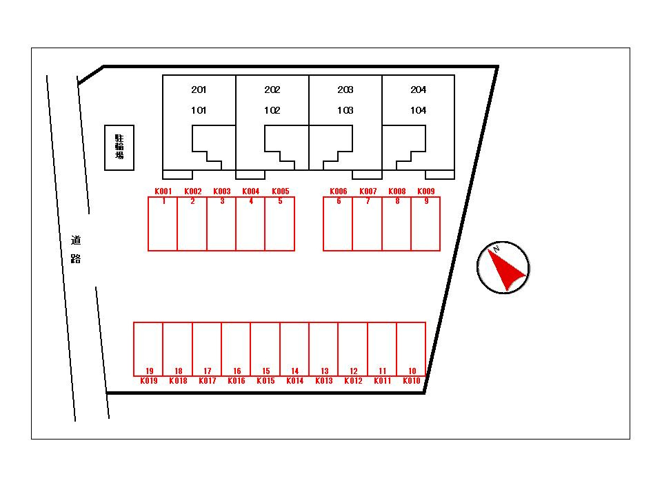シャンテ・ボヌールの区画図