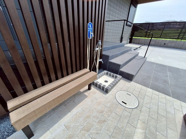 ライトガーツェおおたかのその他共用部分|ペット足洗い場