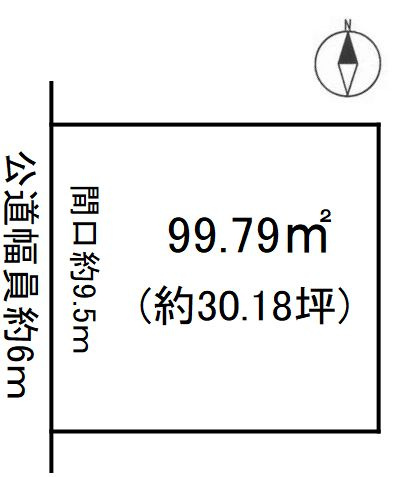 半田市花園町4丁目の土地図