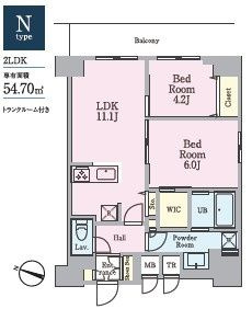 リビオメゾン南砂町の間取り