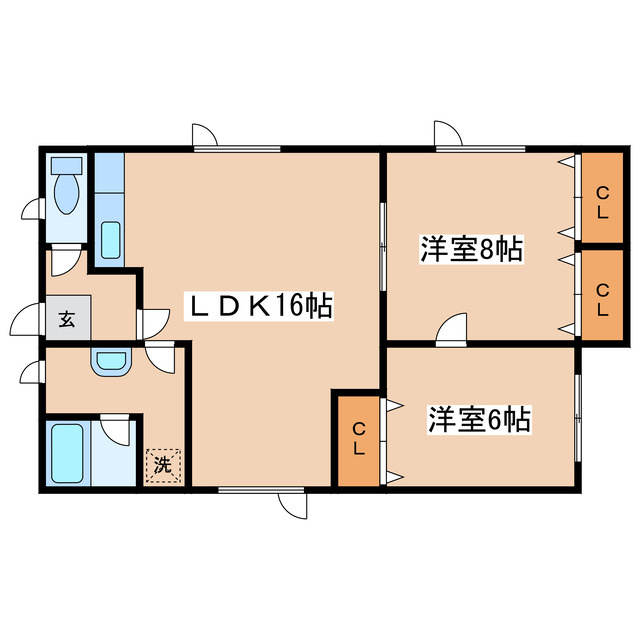 ハイツ入舟の間取り