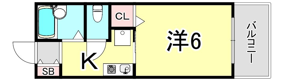 ルシェール房王寺の間取り
