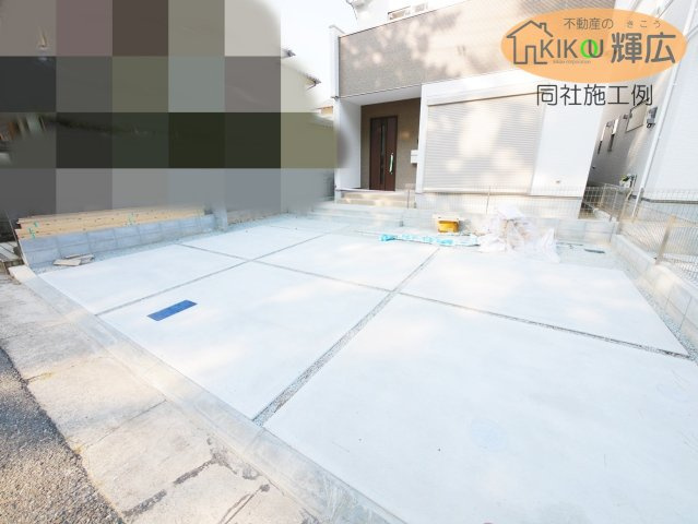 明石市大久保町15期山手台　2号棟未入居の庭|同社施工例です。