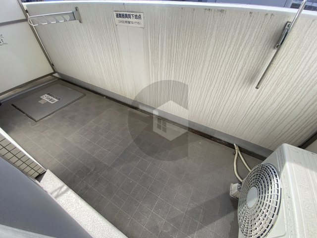 グランガーデン足代新町のバルコニー