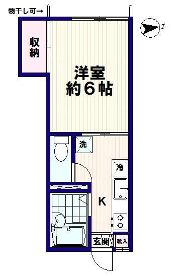 【間取り】 | サニーハイツ中村