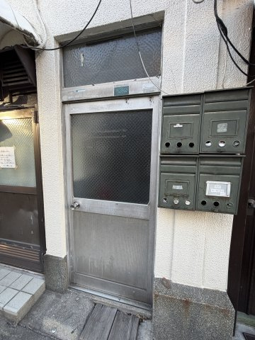 常盤木マンションのエントランス