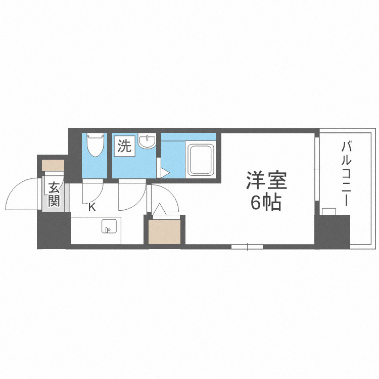 エスリード弁天町ポートヴィラの間取り