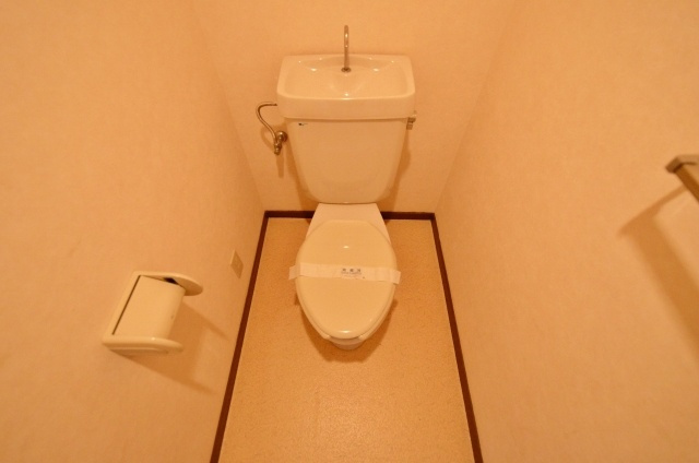 掃除のしやすいシンプルなトイレです！