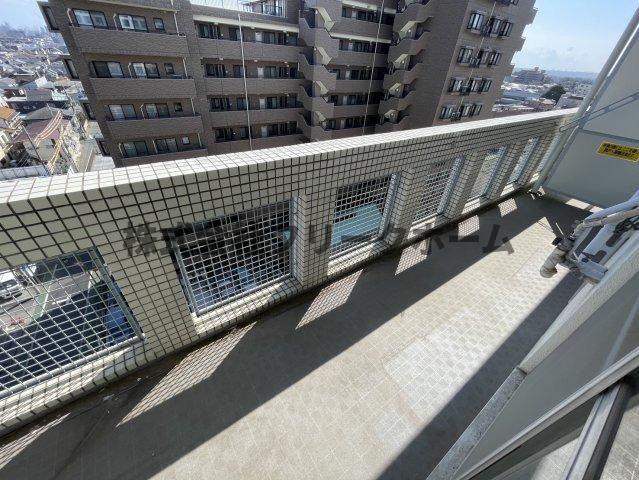 小金井市本町２丁目の賃貸マンションのバルコニー