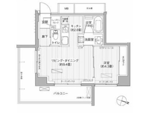 レーヴマニフィック本郷の間取り