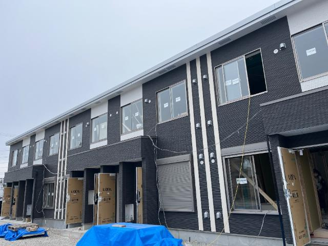 ベル・アヴェニールのエントランス|建築現場