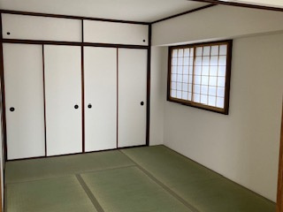 さんくれーる茨木 A棟の和室|和室6帖