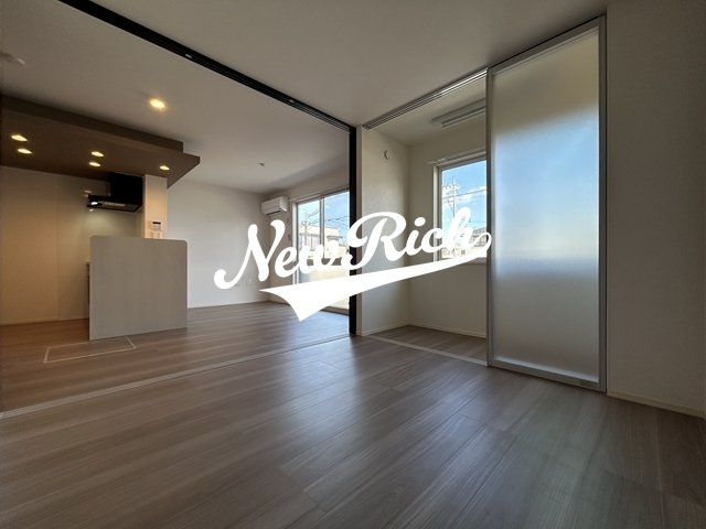 伊勢崎市宮子町のアパートのバルコニー