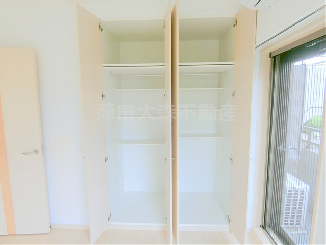 レジデンス新蒲田スクエアの収納|収納　クローゼット