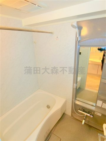 レジデンス新蒲田スクエアの浴室|追焚+浴室乾燥機付きのバスルーム　お風呂