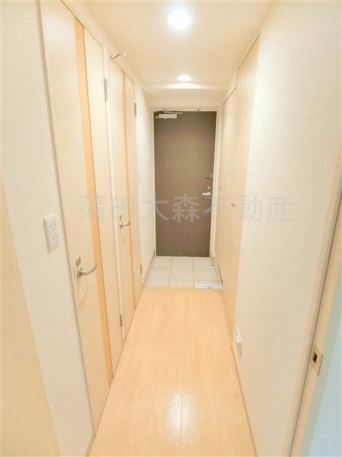 レジデンス新蒲田スクエアの玄関