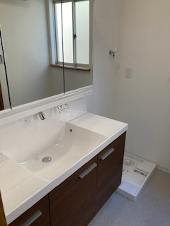 大阪市東淀川区北江口1丁目中古一戸建の洗面所