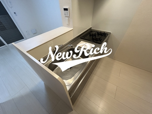 伊勢崎市宮子町のアパートのキッチン