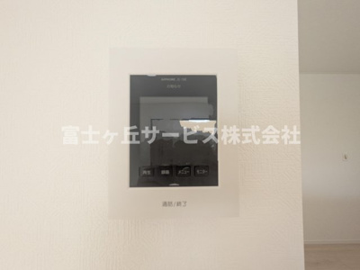 【セキュリティ】 | 袋井市月見町 新築一戸建て 2号棟 | TV付インターホンです
