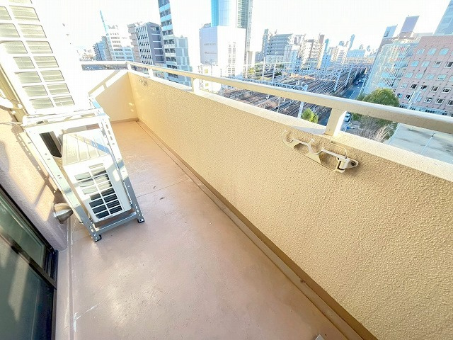 新大阪パークハイツのバルコニー