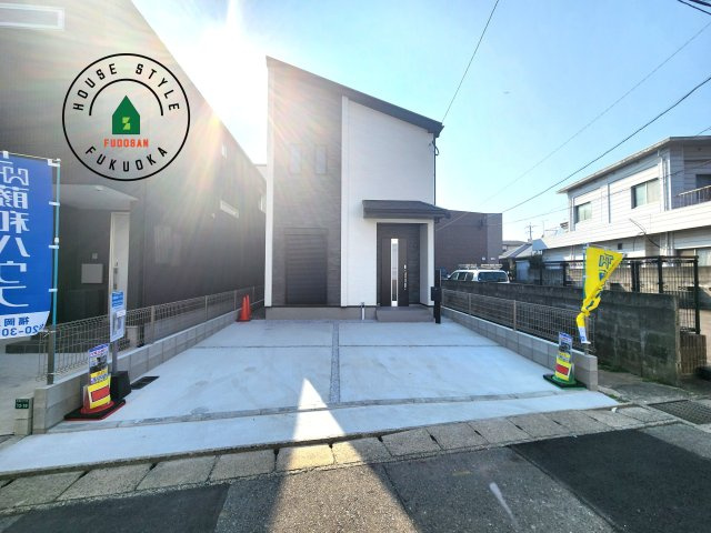 福岡市東区名島3丁目第1-1棟(1号棟)の外観|デザイン性のある外観です。