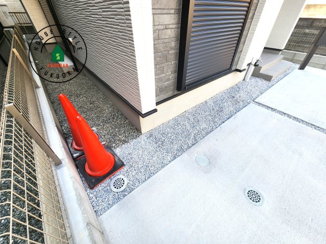 福岡市東区名島3丁目第1-1棟(1号棟)の庭|お庭で自由な時間を過ごせます。