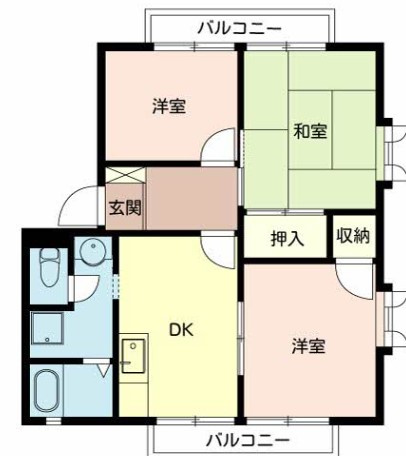 【間取り】 | サンベルテ福田