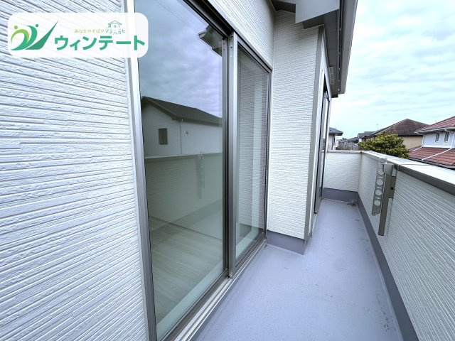 守谷市薬師台7丁目16番　新築戸建のバルコニー