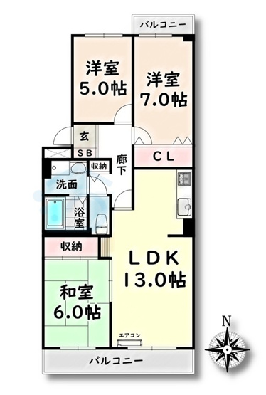 【間取り】 | ヴェルデュール八事【名古屋市賃貸・RC造】