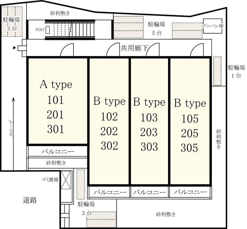 リブリ・リヴァージュの区画図