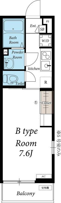 リブリ・リヴァージュの間取り
