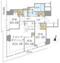 【間取り】 | Brillia Tower堂島　間取り