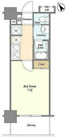 BPRレジデンス船橋の間取り