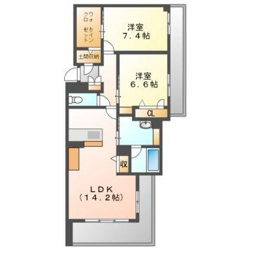 クロムノワールの間取り