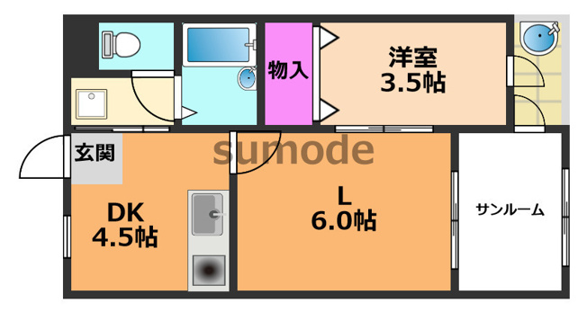【間取り】 | Flora S.E 12th