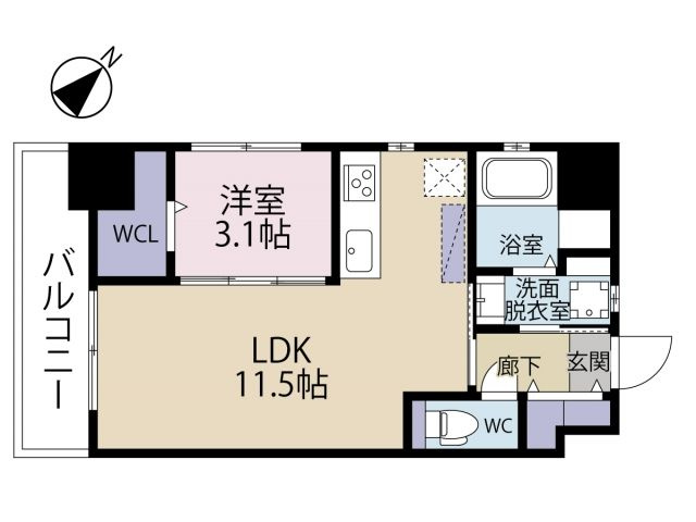 FLATS別院の間取り