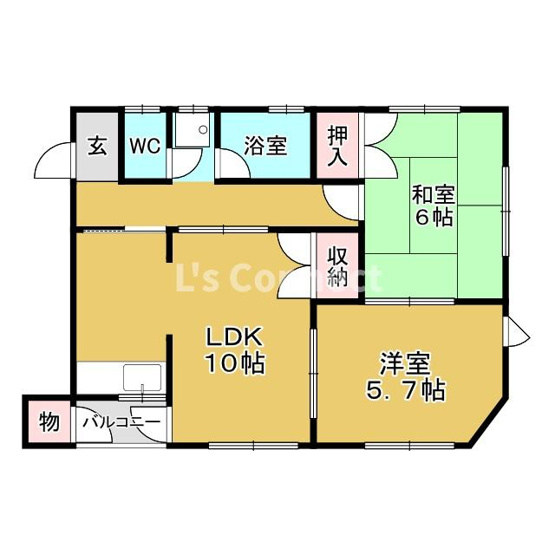【間取り】 | シャトゥＫ・Ｔ