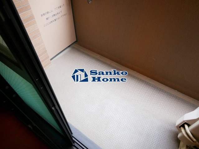 レジディア銀座東のバルコニー