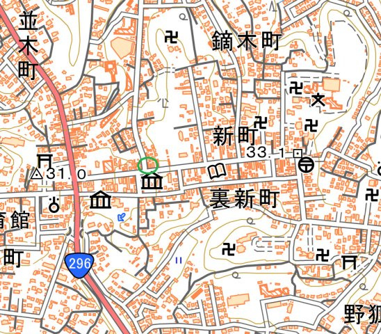 佐倉市新町1棟アパート 3950万の地図