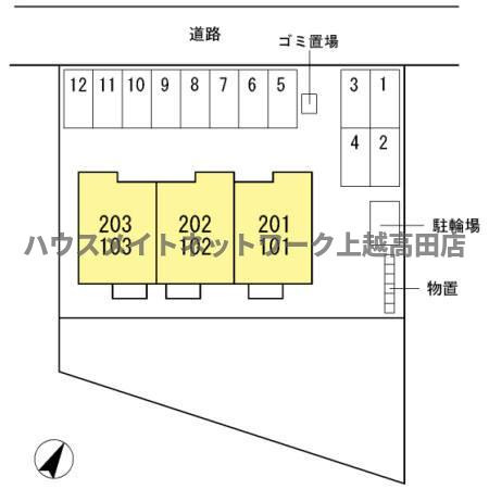 ガルリ・ポーズの区画図|配置図
