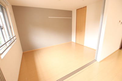 ウォークインクローゼット付きの洋室６帖