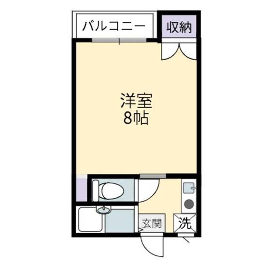【間取り】 | ベルコーポ５