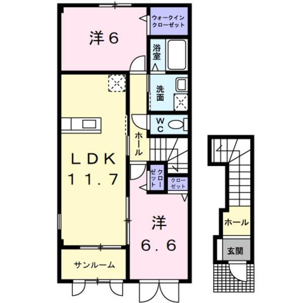 セゾン　風の間取り