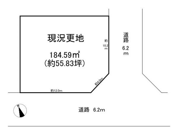 磯城郡三宅町大字屏風の売地の土地図