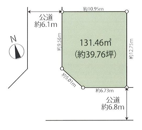 橿原市石川町の売地