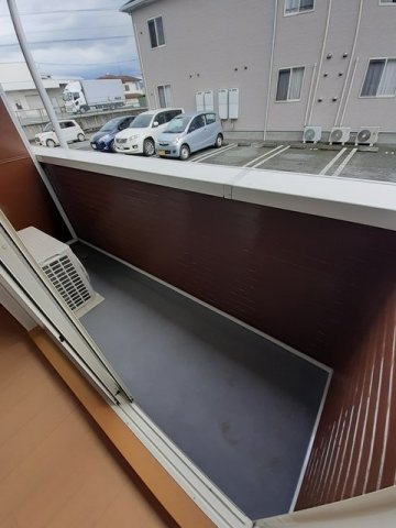 エヴァーグリーン・センターのバルコニー