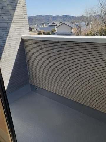 モーニング　グローリーのバルコニー